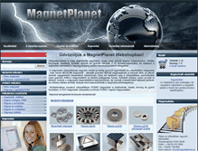 Tablet Screenshot of magnetplanet.eu